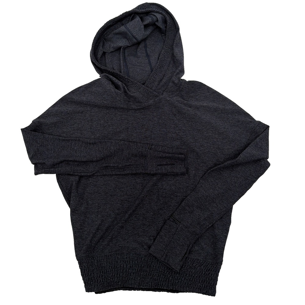 Lululemon Lead The Pack Hoodie Pullover Gray Size 4 Womens Athletic